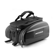 Bicycle Trunk Pannier with Reflector & Shoulder Strap Bicycle Rear Seat Pouch Bicycle Bag for Commuter Travel Outdoor