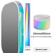Laser Pickleball Paddle Protection Tape-Paddle Head Edge Guard-Racket Edge Protection Tape-Fit Perfectly Curved Edge Laser Tape