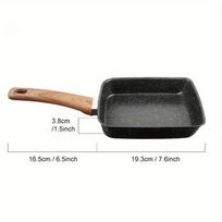 1PCS Egg Fry Pan Square Cast Iron Frying Pan Easy To Clean Non-Stick Cooking Tools Square Pot