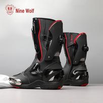 JG Wolves Profesionalūs Motociklų Lenktynių Batai - Sportiniai Apsauginiai Motociklininkų Batai 41