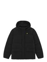 Lyle & Scott - Nylon Padded Coat - Striukė - Juoda