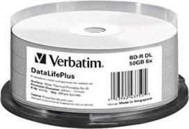 Verbatim BD-R DL 50GB 6x25 vnt (43750)