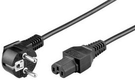 MicroConnect Maitinimo laidas CEE 7/7 - C15 1m