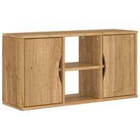 ODDA TV Stand 79 x 24 x 40 cm Solid Pine Wood