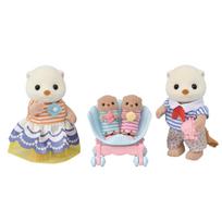Sylvanian Families Doll Set ST Mark Ages Toy Sylvanian Families EPOCH [Otter Family] FS-54 Certified, 3+, Dollhouse,
