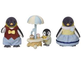 Sylvanian Families Doll Set ST Mark Ages 3 and Toy Epoch [Penguin Family] FS-45 Certified, Up, Dollhouse, Co., Ltd.