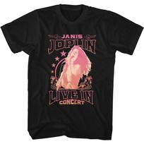 Janis Joplin Live In Concert Stars TShirt S