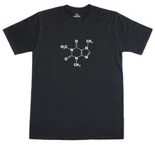 Science T Shirt Mens Funny Caffeine Molecule Gamer Geek Funny Fit Cotton Tee S