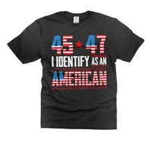 Men's American T-Shirt DJT Donald Trump Support Tee Shirt Patriotic Gifts XL