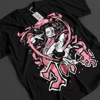 Demon Slayer Shirt Nezuko TShirt Tanjiro KNY Anime Zenitsu Top Akaza Muzan Tee S