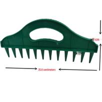 Quick Soil Puncher for Seeding, Planting, and Gardening One green rake