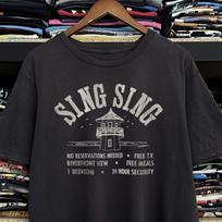 90s Sing Sing Prison Promo T-Shirt Black XXL 4XL
