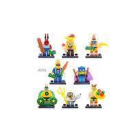 (B) SpongeBob Minifigures Doll Set Kids Toys Gifts A
