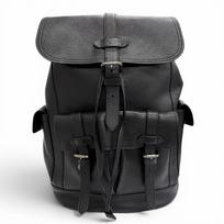 Puikus COACH Kuprinė Daypack Hudson Logotipas odinė dėmė juoda oda vyriška F36811 Naudota
