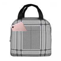 The Modern Great Keffiyeh Insulated Lunch Bag for Women Children Portable Food Boxes Thermal Lunch Box Tote One Size