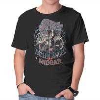 Unisex Crew Neck T-Shirt Fallen Angel Of Midgard Graphic Short Sleeve Casual Tee XXXXL