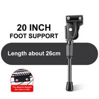 Heavy Duty Mountain Bike Side Kickstand Non-Slip Foot Rest Support Adjustable Universal Fit for 24-29 Inch  Outdoor Cycling A1