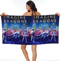 Imagine Dragons Band Loom Tour  Beach Towel Soft Microfiber Quick Dry Absorbent Quick Towels For Yoga 70x140 cm