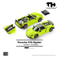 TH-Trends Hobby 1/64 Porsche 911 GT3 R 918 Spyder Lamborghini Huracan GT3 EVO2 Removable Cover Car Alloy Diecast Metal Model yellow