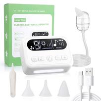 Electric Baby Nasal Aspirator Rechargeable Nose Cleaner with Built-In Music Comfortable Infant Booger Sucker balta