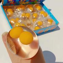 Clear Double Yolk Egg Squeeze Toy Simulation Prank Gadget Drop Resistant Stress Relief Decor gryna