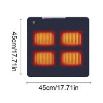 5V USB Heating Pad 3 Temperature Levels Electric Mat Portable for Camping Outdoor Cold Weather Use Heated Cushion