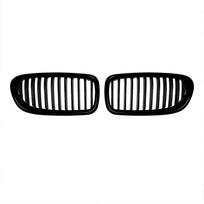 For BMW 5 Series F10 F11 2011-2017 High Quality ABS Single Line & Double Lines Kidney Grille Car Front Bumper Grill Glossy Black