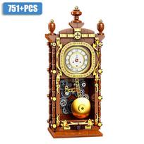 City Series MOC Classic Pendulum Clock Retro Camera Building Blocks DIY Assemble Vintage Camera Bricks Toys For Children Gifts