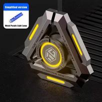 Luminous Metal Silent Portable Hand Gyro Fidget Spinner Adults EDC Toy Stress ADHD Anxiety Relief Cool Trendy Gift