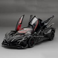 1:24 Scale Apollo EVO Toy Model Sports Cars Alloy Diecast IE Supercars Pull Back Doors Opened Sound Light Ornament Car Toys Gift