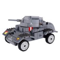 MOC WW2 British Main Battle Tank Model Building Blocks Kit Armored Car Military Vehicle Bricks Toys Boys Gift