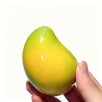 Trending Handmade Soft Mango Stress Ball Fidget Toy Elasticity Squeeze Ball Round Blocks Filled ASMR Anti Stress Toys for Adults