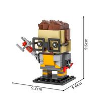 MOC Half-Life 2 Gordon Freeman Building Blocks Model Gordon Freeman Action Figures DIY Bricks Assemble Toys Kids Birthday Gifts