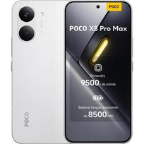 Refurbished - POCO X8 Pro Max 12+256 Go Blanc Smartphone , Processeur Haut de Gamme Dimensity 9500s, Chargeur Non Inclus