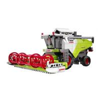CLAAS Dominator kombainas Statybinių kaladėlių rinkiniai Žemės ūkio transporto priemonės surinkimo plytelių modelio rinkinys Berniukams „Pasidaryk pats“ žaislas Suaugusiems Vaikų dovana 384 VNT.