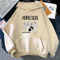 Europos pop grupė Maneskin marginti gobtuvai Unisex Moterų mada Harajuku Dideli megztiniai Megztiniai su gobtuvu Sportiniai kostiumai Unisex drabužiai 2XL