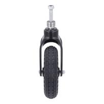 7 Inch Universal Caster TPE Rubber Solid Wheel Replacement for Trolley 75KG Load Capacity