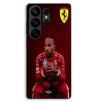 Coque Pour Samsung Galaxy S26 Ultra Hamilton Scuderia Ferrari official wallpaper Maniacase juoda