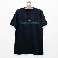 Rare Oasis 'Supersonic Title' T-shirt, Unisex Black Cotton T-shirt, Size S-5XL Unisex T-Shirt XXL
