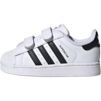 Adidas Originals Superstar 2 Low top Kids' Skateboarding Shoes White Black Infant And Toddler JI3990 23