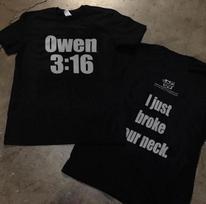 3-16 Owen Hart 1997 VTG Black T Shirt Double Sided Unisex T-Shirt S