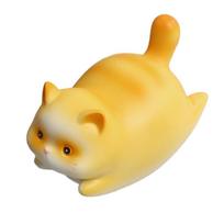Chubby Cat Swinging Doll Shake Cat Car Decorations Cat Resin Ornament  Desktop Decoration style 3