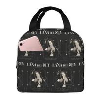 Lana Del Rey Insulated Lunch Bag for Women Office Cooler Thermal Food Box Tote Portable Lunch Boxes Container One Size