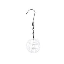Metal Suet Ball Bird Feeder With Hanging Chain Squirrel Proof Outdoor Garden Birds Hummingbird Feeders Ball Shape Grass Feeder balta