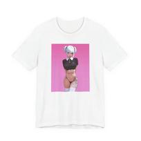 Sexy Angelic Anime Girl Tee Edgy T-Shirt Streetwear Casual Crewneck Unisex Tee L