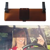 2 In 1 Car Sun Visor Extender Anti Glare Adjustable Sunshade Protects Eyes During Day and Night Drive one size