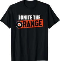 Vintage Flyers Ignite The Orange Retro TShirt S