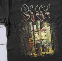 80's Styx The Grand Illusion Promo T-Shirt Black XXL 3XL