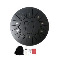 11 Tonų Plieninė Liežuvinė Būgnas Handpan Būgnas Perkusija Liežuvinė Tamburina Lengva Groti Meditacijai Jogai tamsiai mėlyna spalva