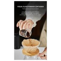 A84E-External Adjustable Manual Coffee Grinder With Contemporary  Cone Grinder 40 Level Adjustment juoda